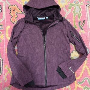 Free Country Deep Purple Fleece lined Jacket size M Womens